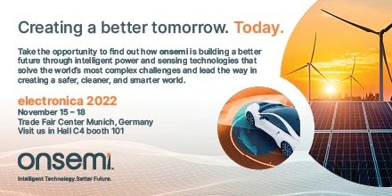 onsemi to Demo Multiple Innovative Technologies at electronica 2022